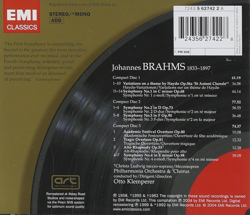 クラシック Johannes Brahms: Symphonien Nr. 1-4 Johannes Brahms: Symphonien Nr.1-4 (4 CDs) – jpc.de
